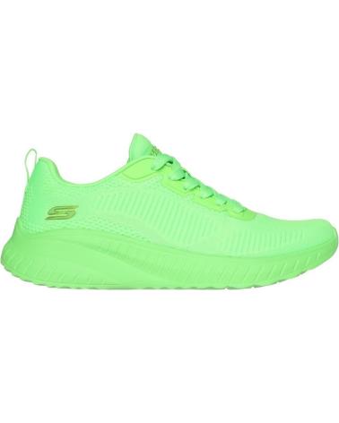 Woman Zapatillas deporte SKECHERS BOBS SQUAD CHAOS VERDE CLARO