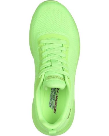 Woman Zapatillas deporte SKECHERS BOBS SQUAD CHAOS VERDE CLARO
