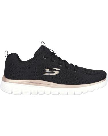Zapatillas deporte de Mujer SKECHERS DEPORTIVAS GRACEFUL-GET CONNECTED 12615 BLACKGOLD