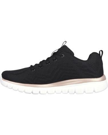 Zapatillas deporte de Mujer SKECHERS DEPORTIVAS GRACEFUL-GET CONNECTED 12615 BLACKGOLD