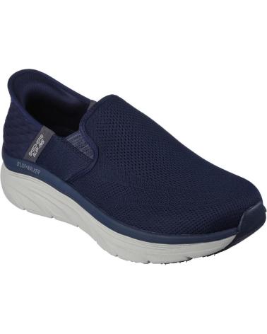 Sapatilhas de Homem SKECHERS DLUX WALKER ORFORD AZUL