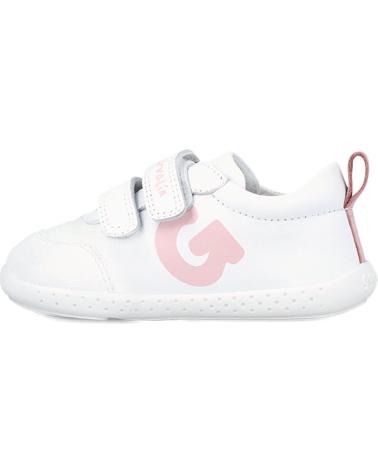 Zapatillas deporte de Niña GARVALIN BAREFOOT 242320 NINA BLANCO-ROSA BLANCO-ROSA