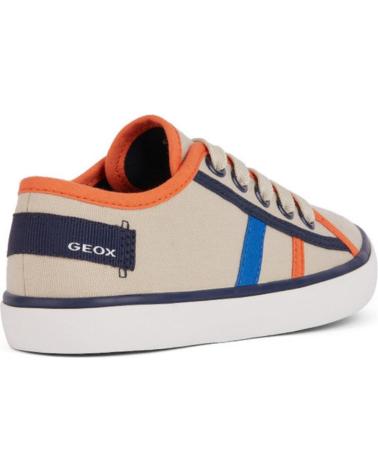 Esportes  de Menina e Menino GEOX J455CA 00010 J GISLI C0053 BEIGE-ORANGE