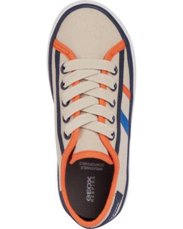 Esportes  de Menina e Menino GEOX J455CA 00010 J GISLI C0053 BEIGE-ORANGE