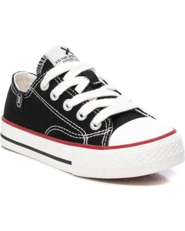 XTI ZAPATILLA BASQUET LONA NEGRO