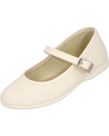 Ballerines pour Fille BATILAS 107-144 MERCEDITAS LONA NINA CO BEIGE