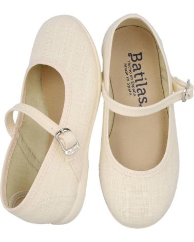 Ballerines pour Fille BATILAS 107-144 MERCEDITAS LONA NINA CO BEIGE