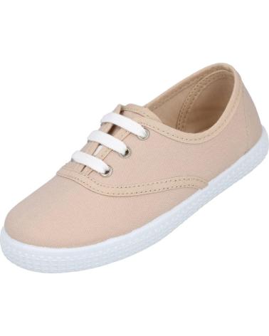 Deportivas de Niña BATILAS 57601 ZAPATILLAS LONA CON CORDO PIEDRA