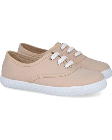 Deportivas de Niña BATILAS 57601 ZAPATILLAS LONA CON CORDO PIEDRA