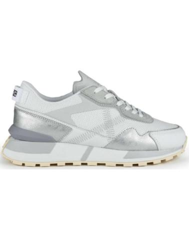 Woman and girl Trainers MUNICH 8211001 PULSAR 01 SILVER-WHITE BLANCO