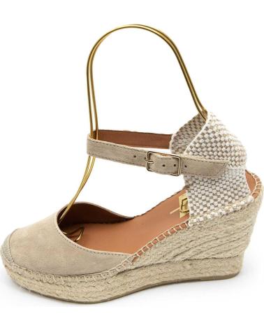 SANDALIAS DE CUÑA VIGUERA 1632 TAUPE