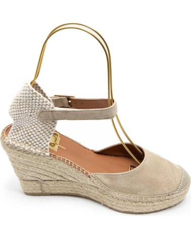 SANDALIAS DE CUÑA VIGUERA 1632 TAUPE