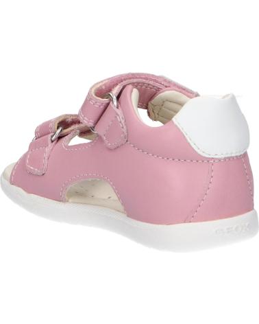 Sandalen für Mädchen GEOX B254WA 08554 BS MACCHIA C8011 NAPPA-GBK ROSE