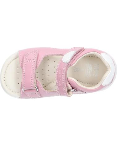 Sandalen für Mädchen GEOX B254WA 08554 BS MACCHIA C8011 NAPPA-GBK ROSE