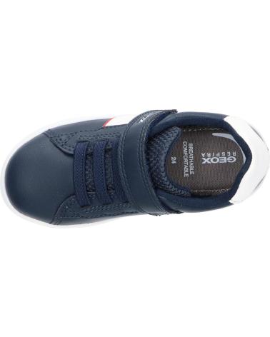Sneaker für Junge GEOX B455LA 000BC B ECLYPER C0735 NAVY-RED