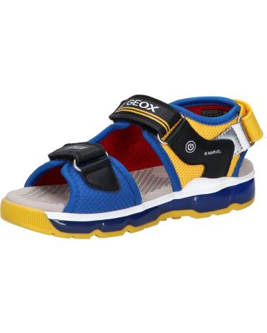 Sandálias de Menino GEOX J450QC 014CE JS ANDROID B C0245 BLACK-ROYAL