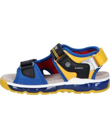 Sandálias de Menino GEOX J450QC 014CE JS ANDROID B C0245 BLACK-ROYAL