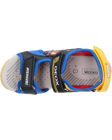 Sandálias de Menino GEOX J450QC 014CE JS ANDROID B C0245 BLACK-ROYAL