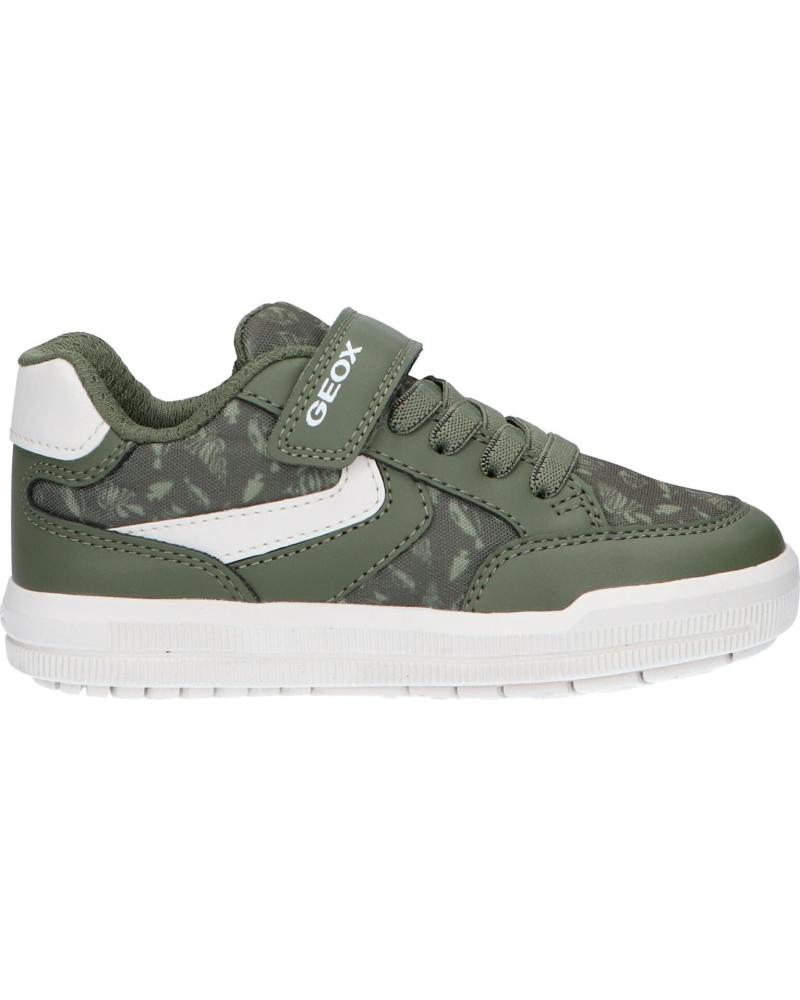 Sportif pour Garçon GEOX J454AA 0AW54 J ARZACH C3328 SAGE-OFF WHITE
