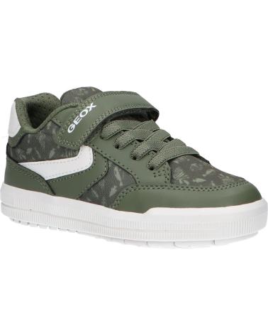 Sportif pour Garçon GEOX J454AA 0AW54 J ARZACH C3328 SAGE-OFF WHITE