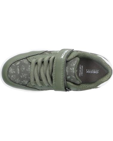 Sportif pour Garçon GEOX J454AA 0AW54 J ARZACH C3328 SAGE-OFF WHITE