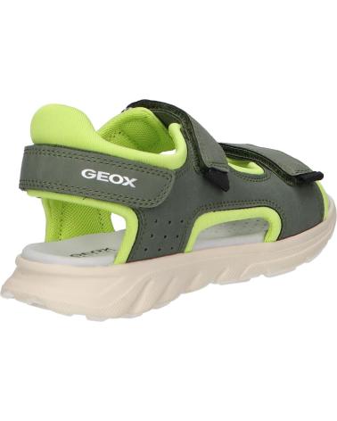Sandali per Bambino GEOX J45F1A 015ME J SANDAL AIRADYUM C0914 MILITARY-LIME