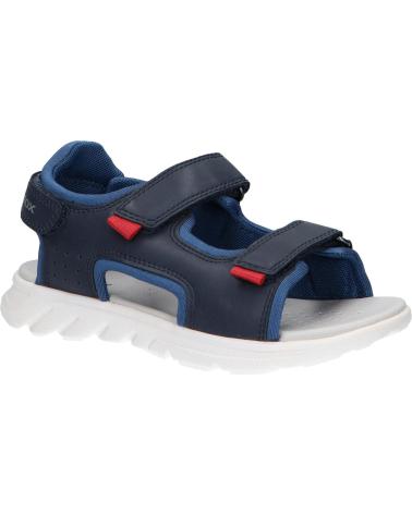 Sandalen für Junge GEOX J45F1A 015ME J SANDAL AIRADYUM CF44M NAVY-DK BLUE