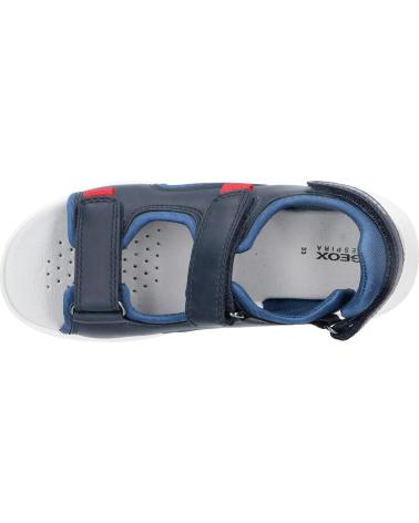 Sandalen für Junge GEOX J45F1A 015ME J SANDAL AIRADYUM CF44M NAVY-DK BLUE