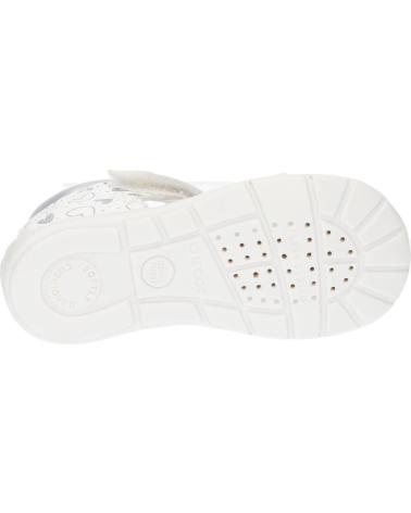 Sandalen für Mädchen GEOX B451QC 054AJ B ELTHAN C0007 WHITE-SILVER
