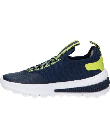 Sneaker für Mädchen und Junge GEOX J45LTB 0159J J ACTIVART CF43S NAVY-LIME GREEN