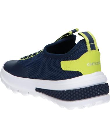 Sneaker für Mädchen und Junge GEOX J45LTB 0159J J ACTIVART CF43S NAVY-LIME GREEN