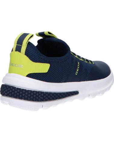 Sneaker für Mädchen und Junge GEOX J45LTB 0159J J ACTIVART CF43S NAVY-LIME GREEN