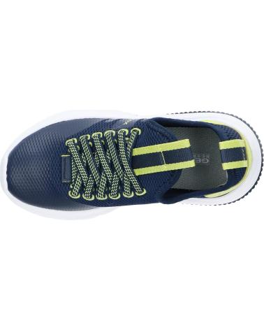 Sneaker für Mädchen und Junge GEOX J45LTB 0159J J ACTIVART CF43S NAVY-LIME GREEN
