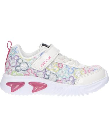 Sneaker für Mädchen GEOX J45E9D 09LHH J ASSISTER C0653 WHITE-MULTICOLOR