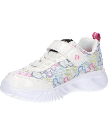 Sneaker für Mädchen GEOX J45E9D 09LHH J ASSISTER C0653 WHITE-MULTICOLOR