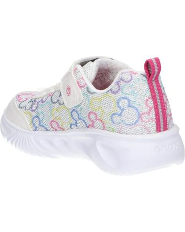 Sneaker für Mädchen GEOX J45E9D 09LHH J ASSISTER C0653 WHITE-MULTICOLOR