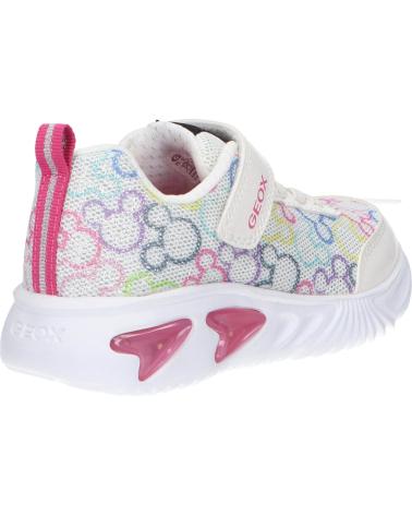 Sneaker für Mädchen GEOX J45E9D 09LHH J ASSISTER C0653 WHITE-MULTICOLOR