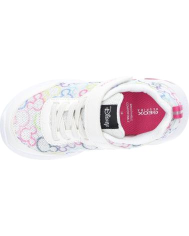 Sneaker für Mädchen GEOX J45E9D 09LHH J ASSISTER C0653 WHITE-MULTICOLOR