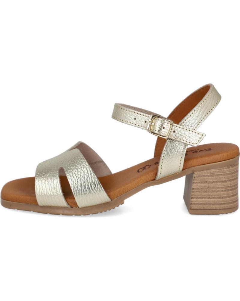 Sandálias de Mulher  EVA FRUTOS 3402 SANDALIAS TACON MEDIO M ORO