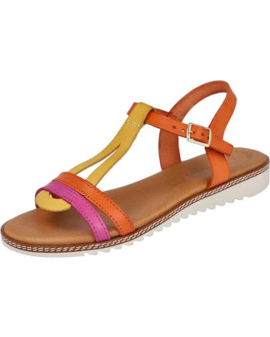 Woman Sandals  EVA FRUTOS 2282 SANDALIAS PLANAS MUJER NAJANJA- MULTICOLOR