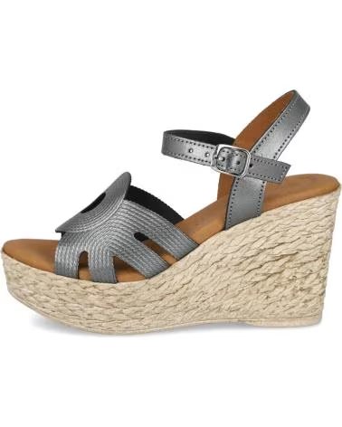 Sandálias de Mulher  EVA FRUTOS 1955 SANDALIAS CUNA MUJER PLOMO
