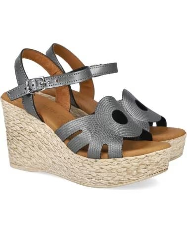 Sandálias de Mulher  EVA FRUTOS 1955 SANDALIAS CUNA MUJER PLOMO