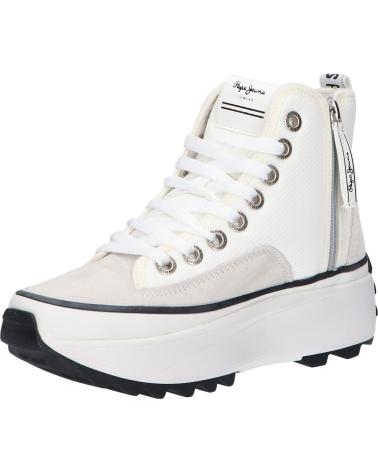 Bottines pour Femme PEPE JEANS PLS31275 WOKING CITY 800 WHITE