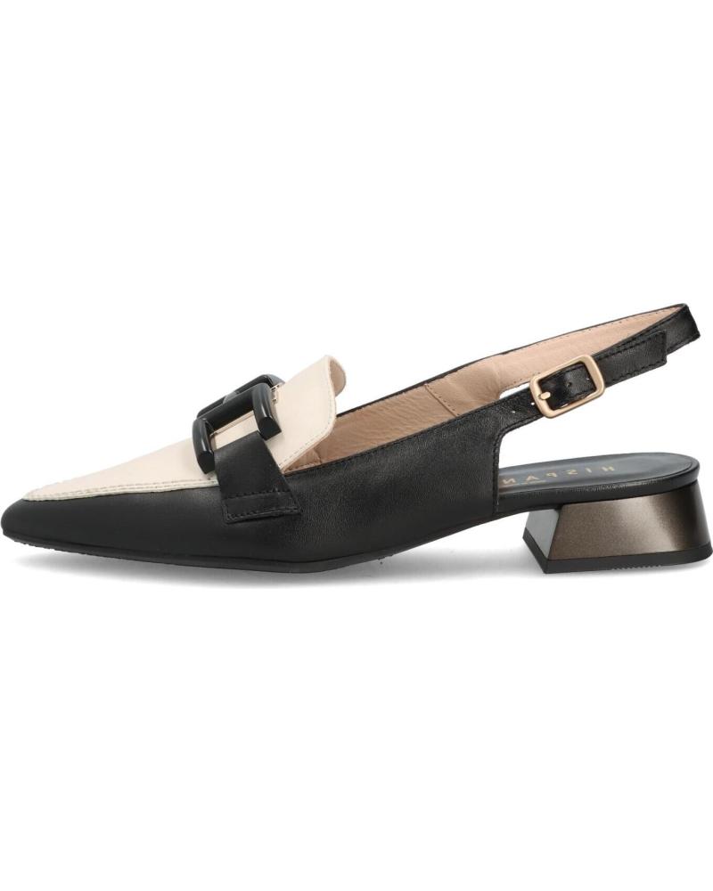 Zapatos de Mujer hispanitas ZAPATO DALI NEGRO-CREMA HV243299 NEGRO