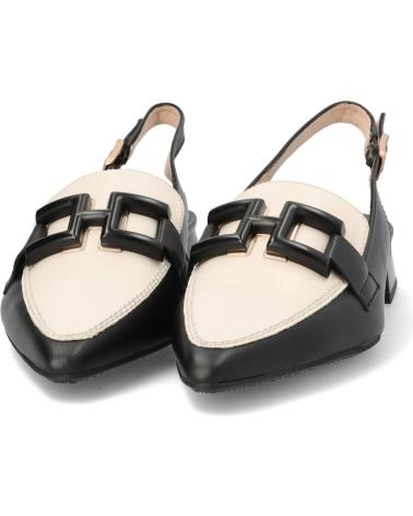 Zapatos de Mujer hispanitas ZAPATO DALI NEGRO-CREMA HV243299 NEGRO