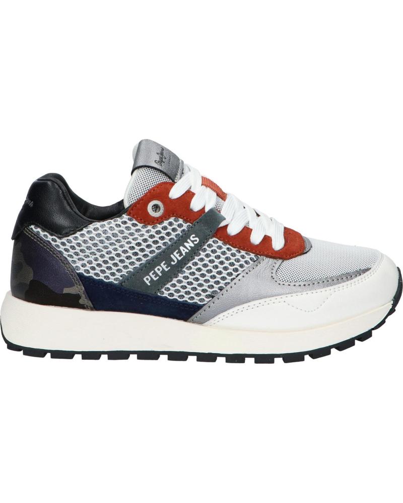 Sapatilhas de Mulher PEPE JEANS PLS31218 DEAN CAMU 814 ECRU