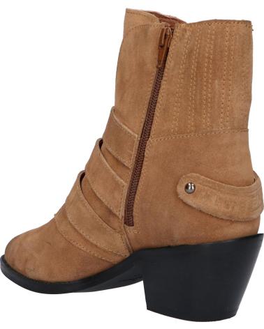 Botins de Mulher PEPE JEANS PLS50392 WESTERN W BUCKLE 855 CAMEL