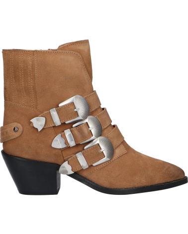 Bottines pour Femme PEPE JEANS PLS50392 WESTERN W BUCKLE 855 CAMEL