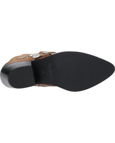 Botins de Mulher PEPE JEANS PLS50392 WESTERN W BUCKLE 855 CAMEL