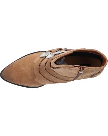 Botins de Mulher PEPE JEANS PLS50392 WESTERN W BUCKLE 855 CAMEL